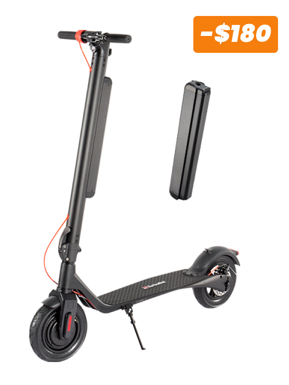 X7 Max E-Scooter and Replacement Battery Bundle