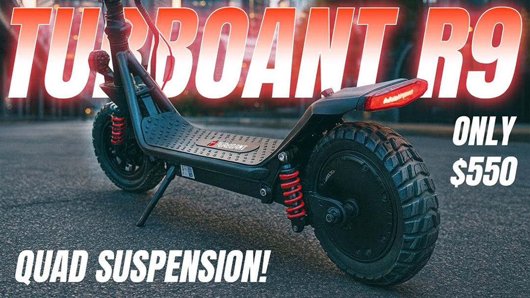 This Budget Scooter Has QUADRUPLE Suspension?! | Turboant R9 Review