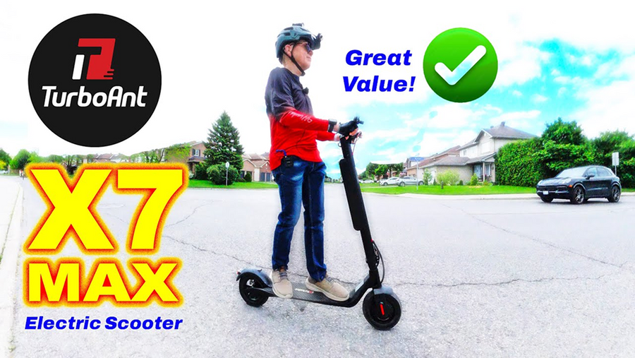 Great Value! Turboant X7 Max Foldable Electric Scooter - Review