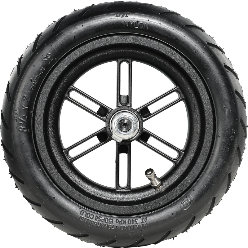 8.5-inch pneumatic rear wheel for the M10 Lite Electric Scooter.